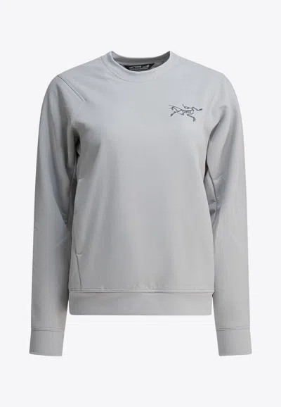 Arc'teryx Aestas Crewneck Sweatshirt In Gray