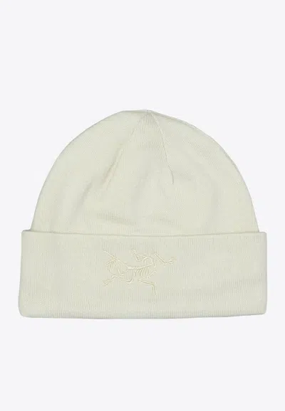 Arc'teryx Embroidered Bird Beanie In Neutral