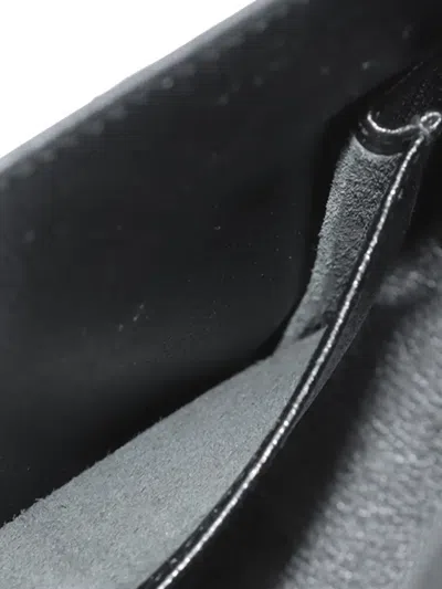 Pre-owned Hermes 2001 Box Calf Kelly Ii Sellier 32 Satchel In Black