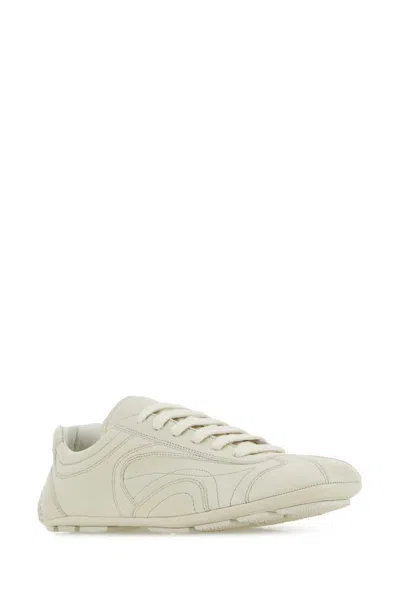 Prada Montecarlo Re-edition 2005 Nappa Leather Sneakers In Neutral