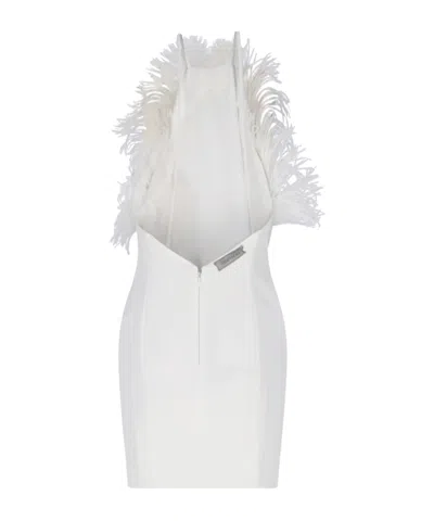 Attico The  Sleeveless Mini Dress In White