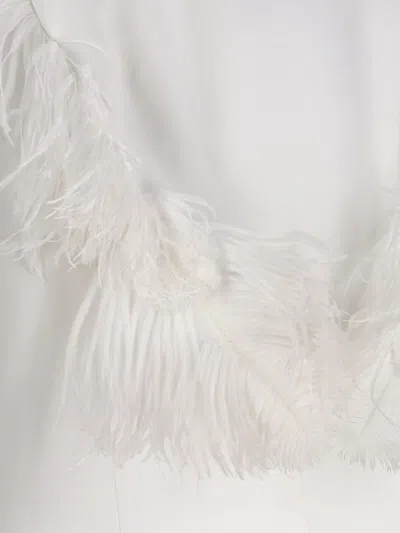 Attico The  Sleeveless Mini Dress In White