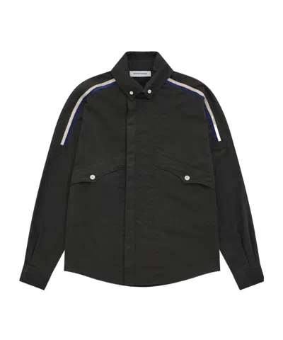 Kiko Kostadinov Green Vig Shirt In Black