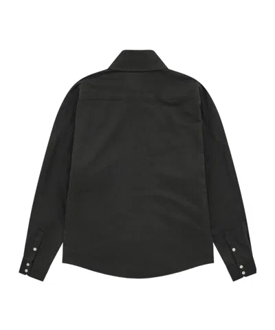Kiko Kostadinov Green Vig Shirt In Black