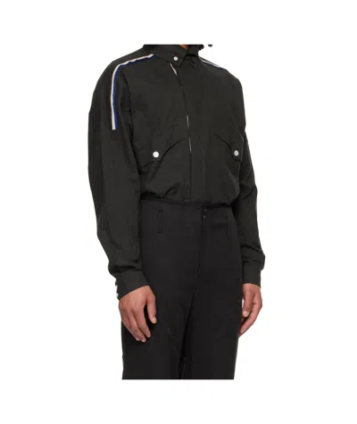 Kiko Kostadinov Green Vig Shirt In Black