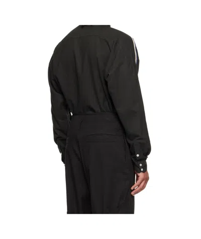 Kiko Kostadinov Green Vig Shirt In Black