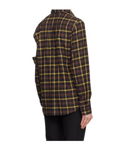 Coperni Cutout Shirt In Brown