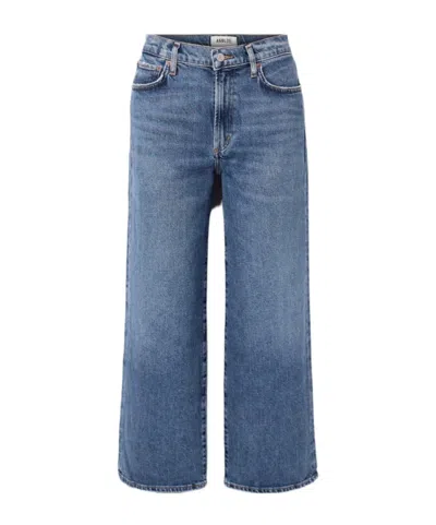 Agolde Harper Cropped Jeans In Blue