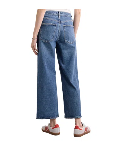 Agolde Harper Cropped Jeans In Blue