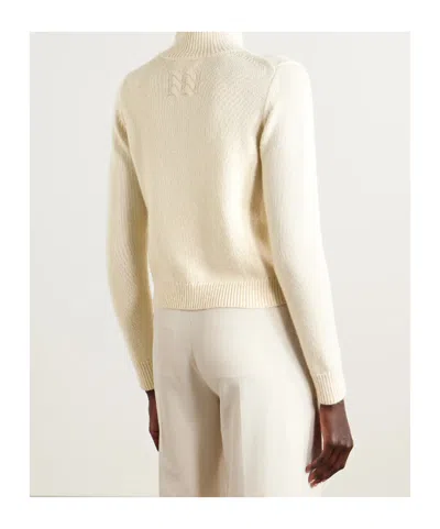 Nili Lotan Estis Cashmere Turtleneck Sweater In White