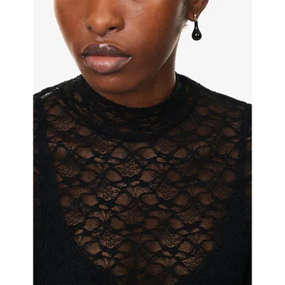 Totême Womens Toteme Onyx Drops 24ct Yellow-gold Plated Brass Drop Earrings In Black