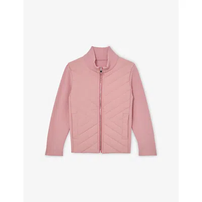 Reiss Hansel Quilted Stretch-nylon Jacket 9 In Pink