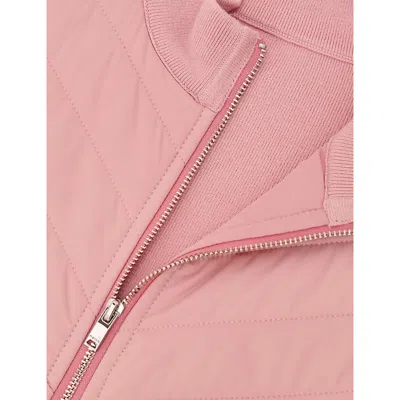 Reiss Hansel Quilted Stretch-nylon Jacket 9 In Pink