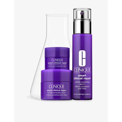 Clinique Smooth & Renew Lab Gift Set Worth £100 In Purple