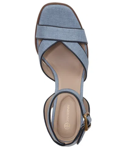 Giani Bernini Women's Blakke Block Heel Dress Sandals, Macy's Exclusive In Gray