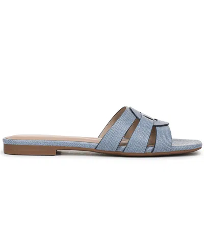 Giani Bernini Women's Norra Slide Flat Sandals, Macy's Exclusive In Blue