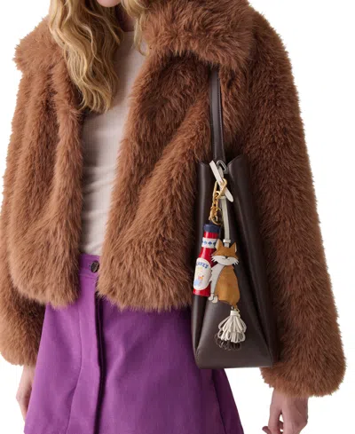 Kate Spade New York Critters Ginger Fox Bag Charm In Brown