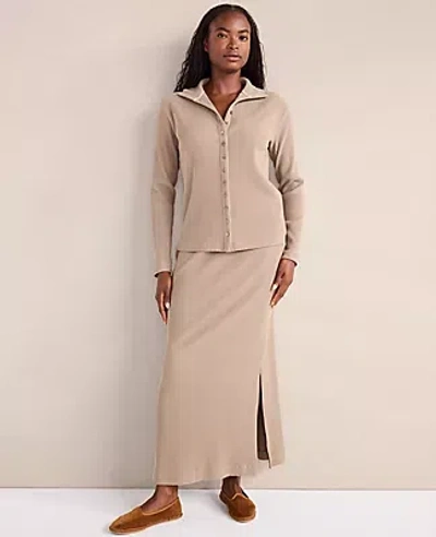 Ann Taylor Haven Well Within Ottoman Rib Pencil Skirt In Blue