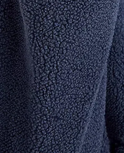 Ann Taylor Haven Well Within Sherpa Sweatshirt In Blue