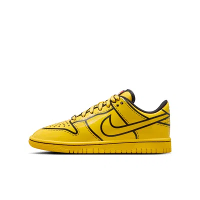 Nike Dunk Low X Legoâ® Collection Big Kids' Shoes In Yellow