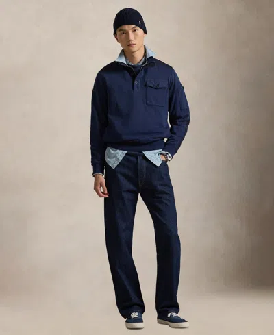Polo Ralph Lauren Men's Long-sleeve Spectre Loopback Sweatshirt In Blue