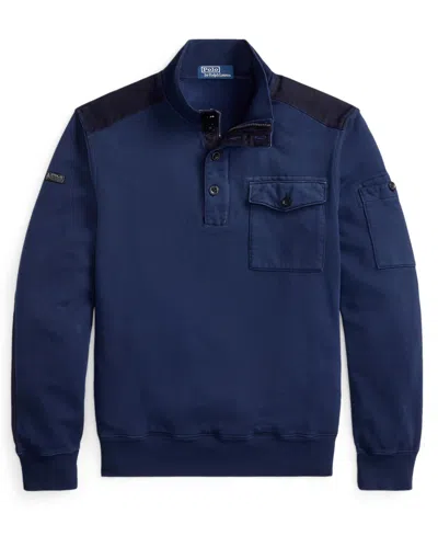 Polo Ralph Lauren Men's Long-sleeve Spectre Loopback Sweatshirt In Blue