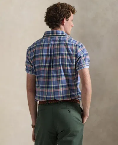 Polo Ralph Lauren Men's Classic-fit Short-sleeve Oxford Shirt In Multi