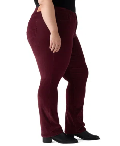 Levi's Plus Size Classic Straight Jeans In Burgundy