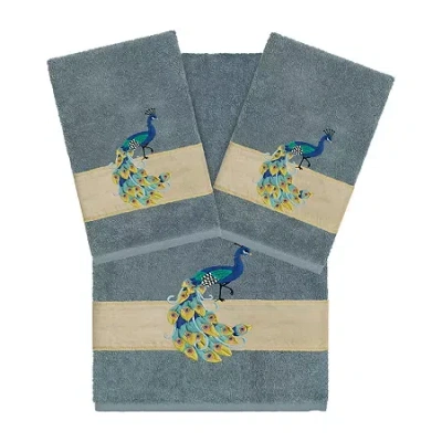 Linum Home Textiles Penelope 3-pc. Bath Towel Set In Blue