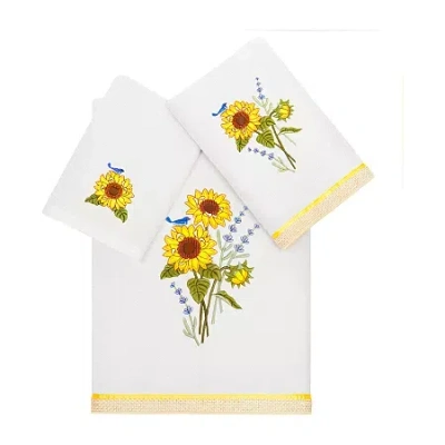 Linum Home Textiles Girasol 3-pc. Bath Towel Set In Gray