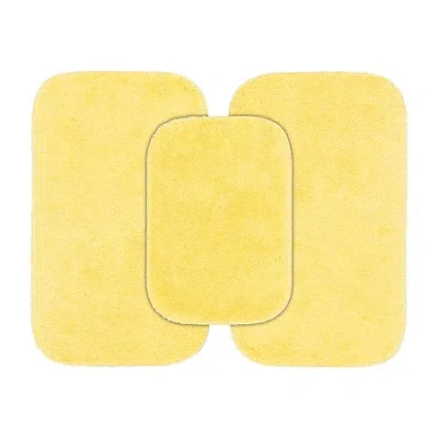 Garland Rug Traditional 3-pc. Bath Rug Set In Yellow