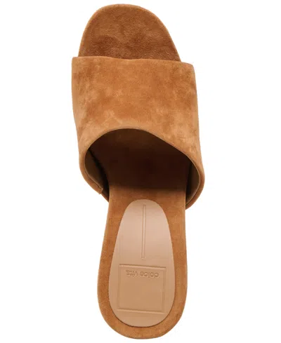 Dolce Vita Women's Holta Slip-on Wedge Sandals In Brown