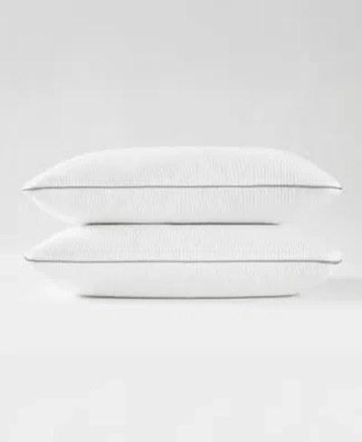 Saatva Cloud Memory Foam Pillows In White