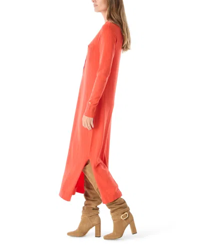 Dee Ocleppo Women's Adira Long Sleeve Sweater Dress In Red