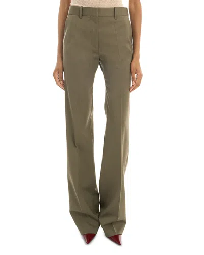 Victoria Beckham Tailored Leg Trousers In Gray