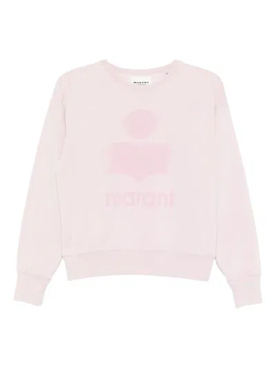 Isabel Marant Étoile Marant Etoile Mobyli Cotton Sweatshirt In Pink