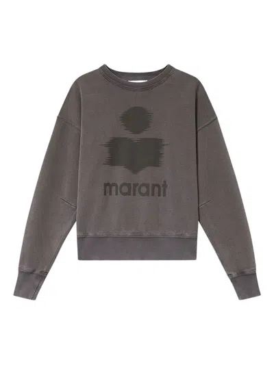 Isabel Marant Étoile Marant Etoile Mobyli Cotton Sweatshirt In Gray