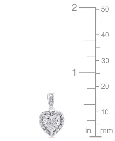 Marsala 2-piece Diamond Earring And Pendant Necklace Set (1/4 Ct. T.w.) In Sterling Silver In Metallic