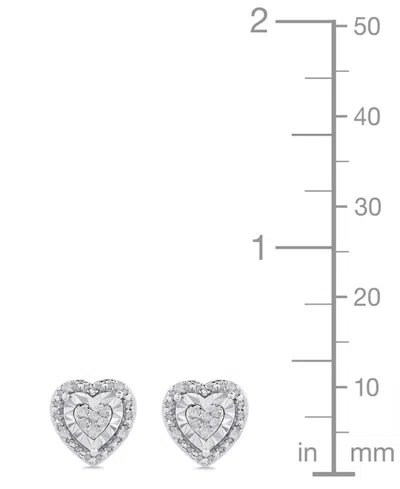 Marsala 2-piece Diamond Earring And Pendant Necklace Set (1/4 Ct. T.w.) In Sterling Silver In Metallic