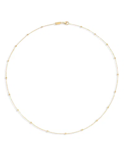 Adina Reyter Polished Bead Saturn Link Chain Necklace, 16 In Gold
