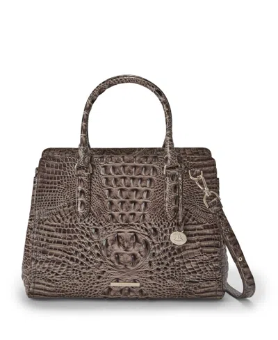 Brahmin Women's Finley Leather Large Satchel Bag In Brown