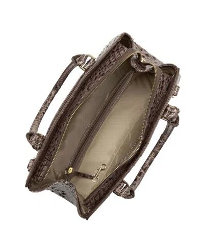 Brahmin Women's Finley Leather Large Satchel Bag In Brown