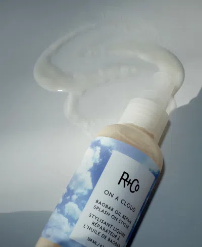 R + Co On A Cloud Baobab Oil Repair Splash On Styler 4.2 oz In Transparent