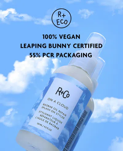 R + Co On A Cloud Baobab Oil Repair Splash On Styler 4.2 oz In Transparent