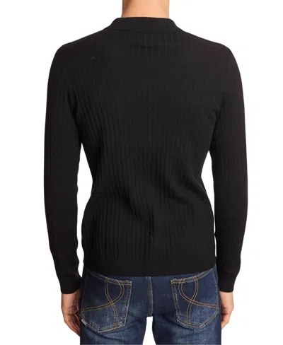 Paisley & Gray Rib Button-up Polo In Black