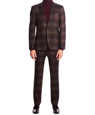 Paisley & Gray Men's Dover Notch Suit In Multi