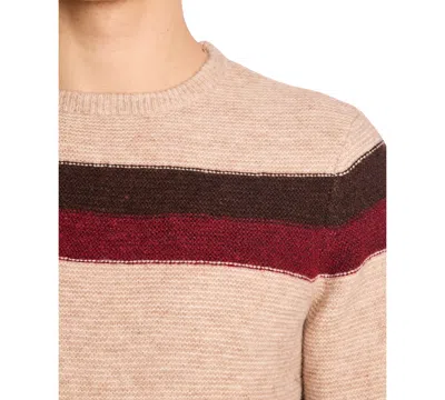 Paisley & Gray Stripe Crewneck Sweater In Multi