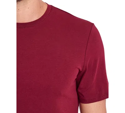 Paisley & Gray Lucas Crewneck T-shirt In Burgundy
