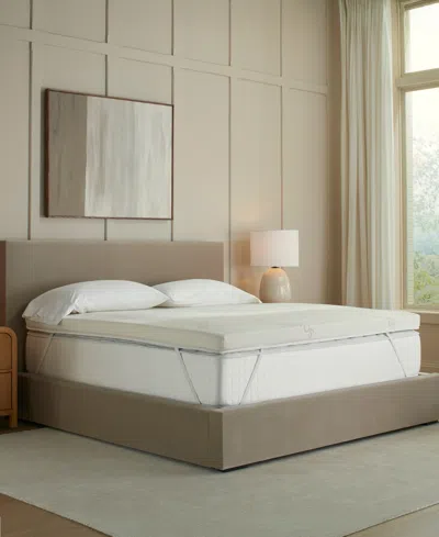 Saatva Graphite Memory Foam Luxury Mattress Topper, Twin Xl In Brown