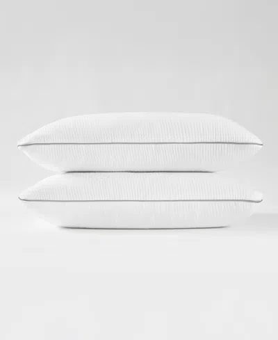 Saatva Cloud Memory Foam 2-pack Pillow, King In White